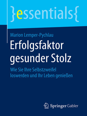 cover image of Erfolgsfaktor gesunder Stolz